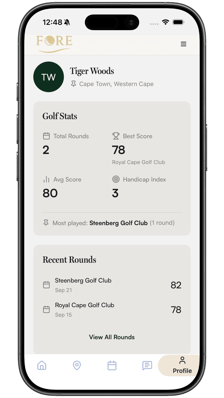Fore app screenshot 3